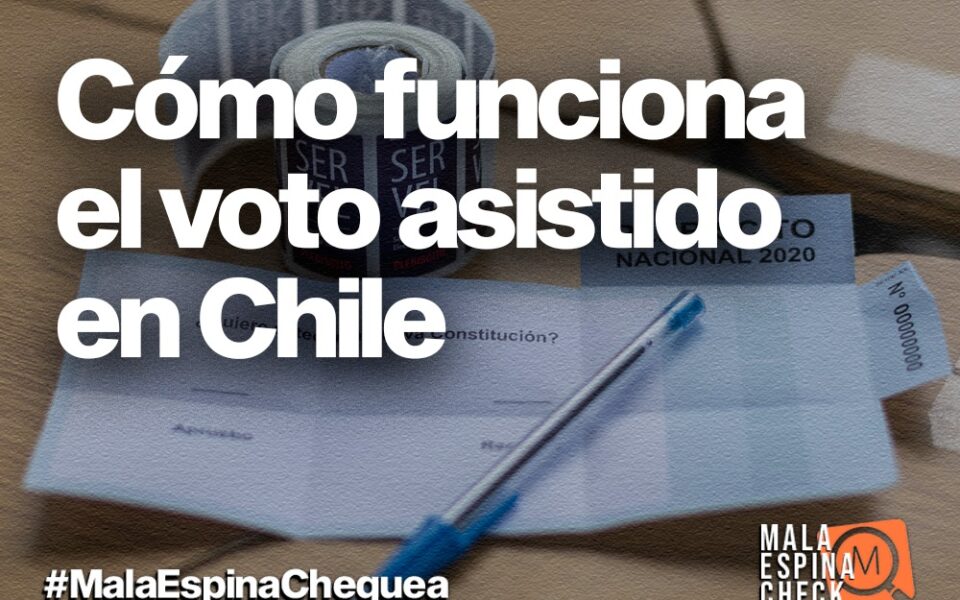 Cómo funciona el voto asistido en Chile